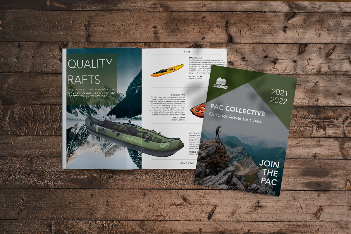 PAC catalogue mock-up